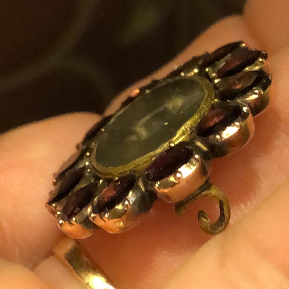 Georgian Victorian mourning brooch - Picture 8 of 9